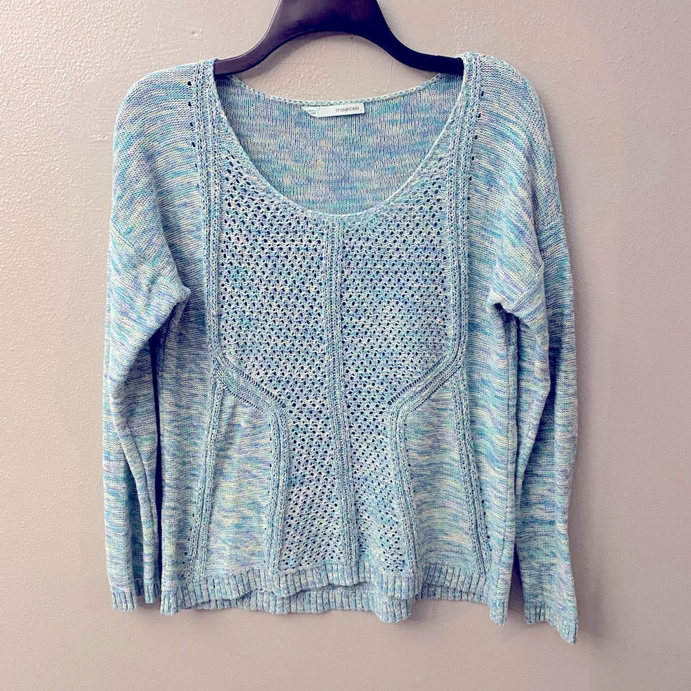 Mixed Colors Knit Sweater